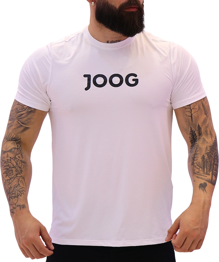 Camiseta Joog Basica Poliamida Branca Masculina