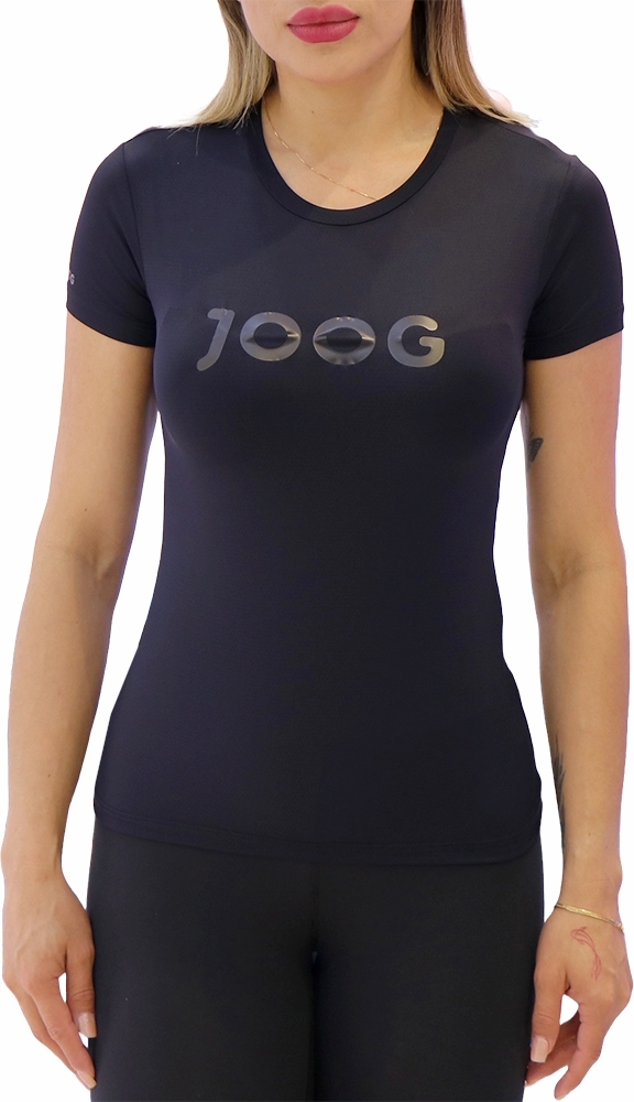 Camiseta Joog Basica Poliamida Preta Feminina