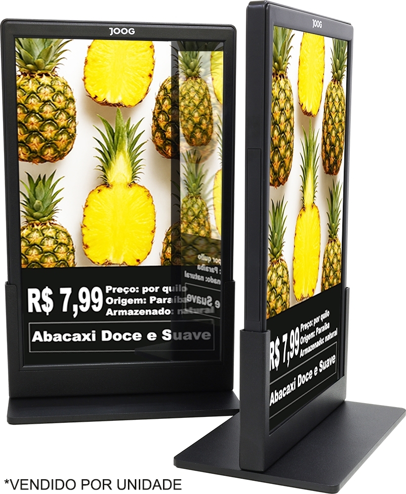 Etiqueta de preço eletrônica Dual 10.1" Electronic Price Tag Joog (vendido por unidade)