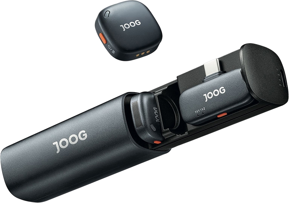 Microfone sem fio para smartphone Joog MicPro VX1 USB-C - Preto