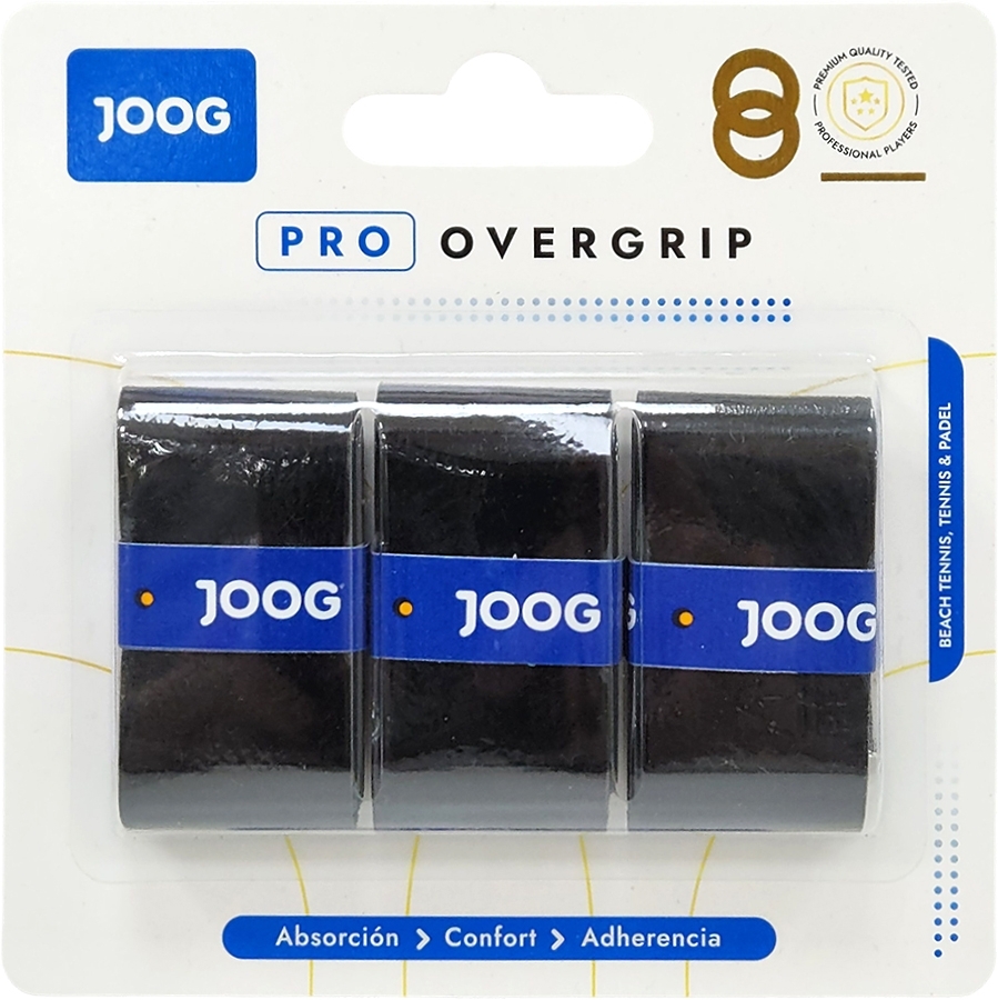 Overgrip Joog Pro - Preto (3 Unidades)
