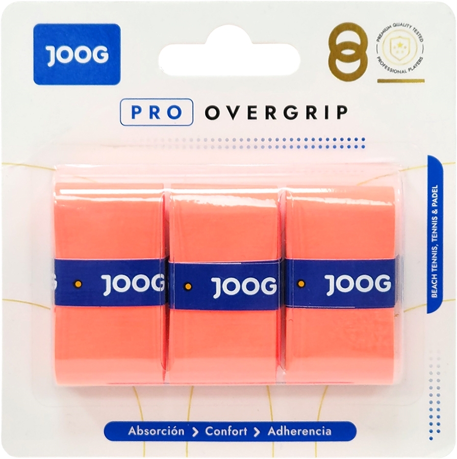 Overgrip Joog Pro - Laranja (3 Unidades)