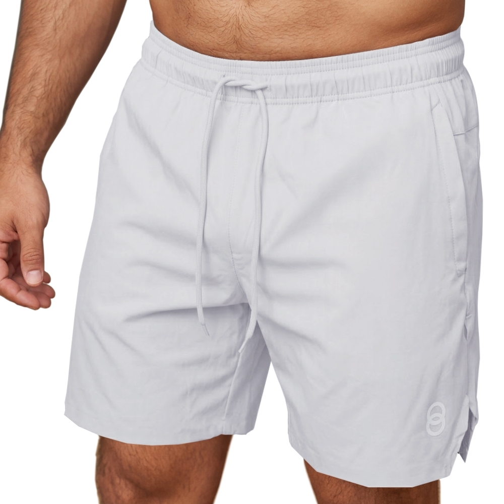 Short Joog JG002 Poliéster Branco - Treino e Performance