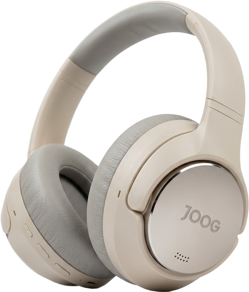 Fone de Ouvido Wireless Joog Poco Bege - Cancelamento Ativo de Ruído