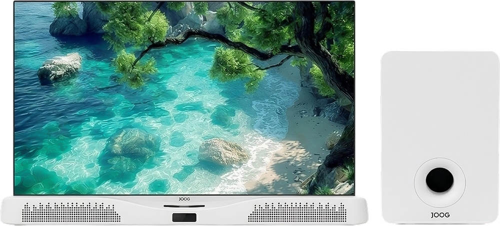 Smart TV Joog 32" SBTV1 LED HD Android com Soundbar + Subwoofer White