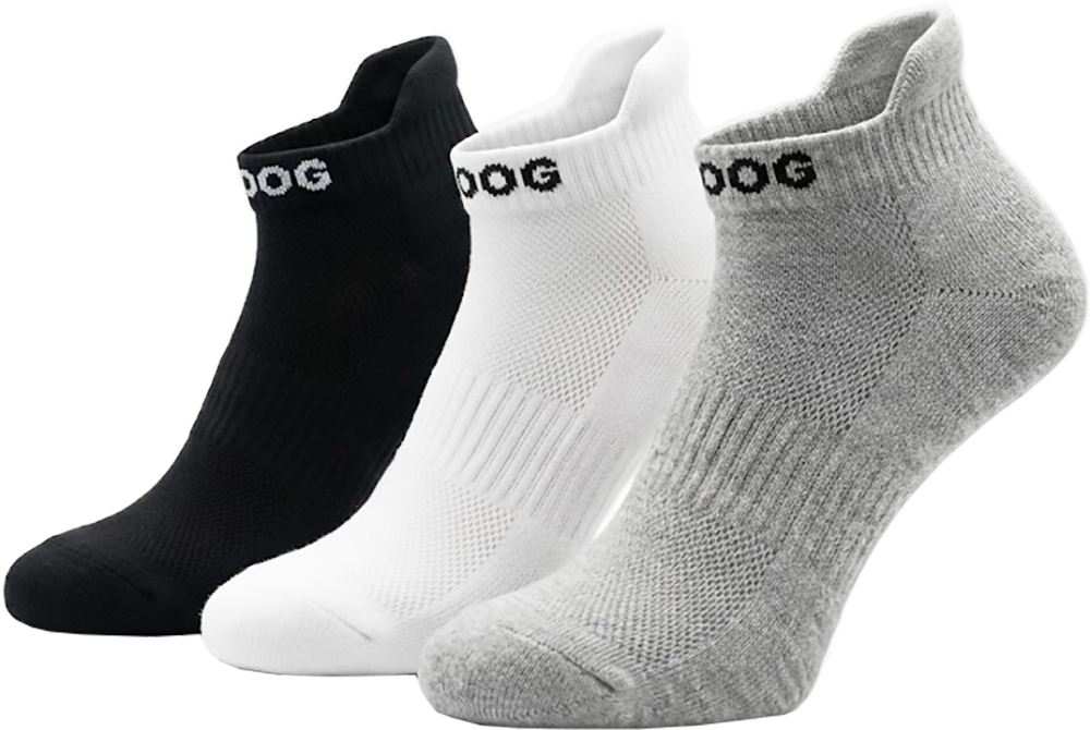 Meias Joog Sport Socket Feminina (3 Pares) Tri-Color
