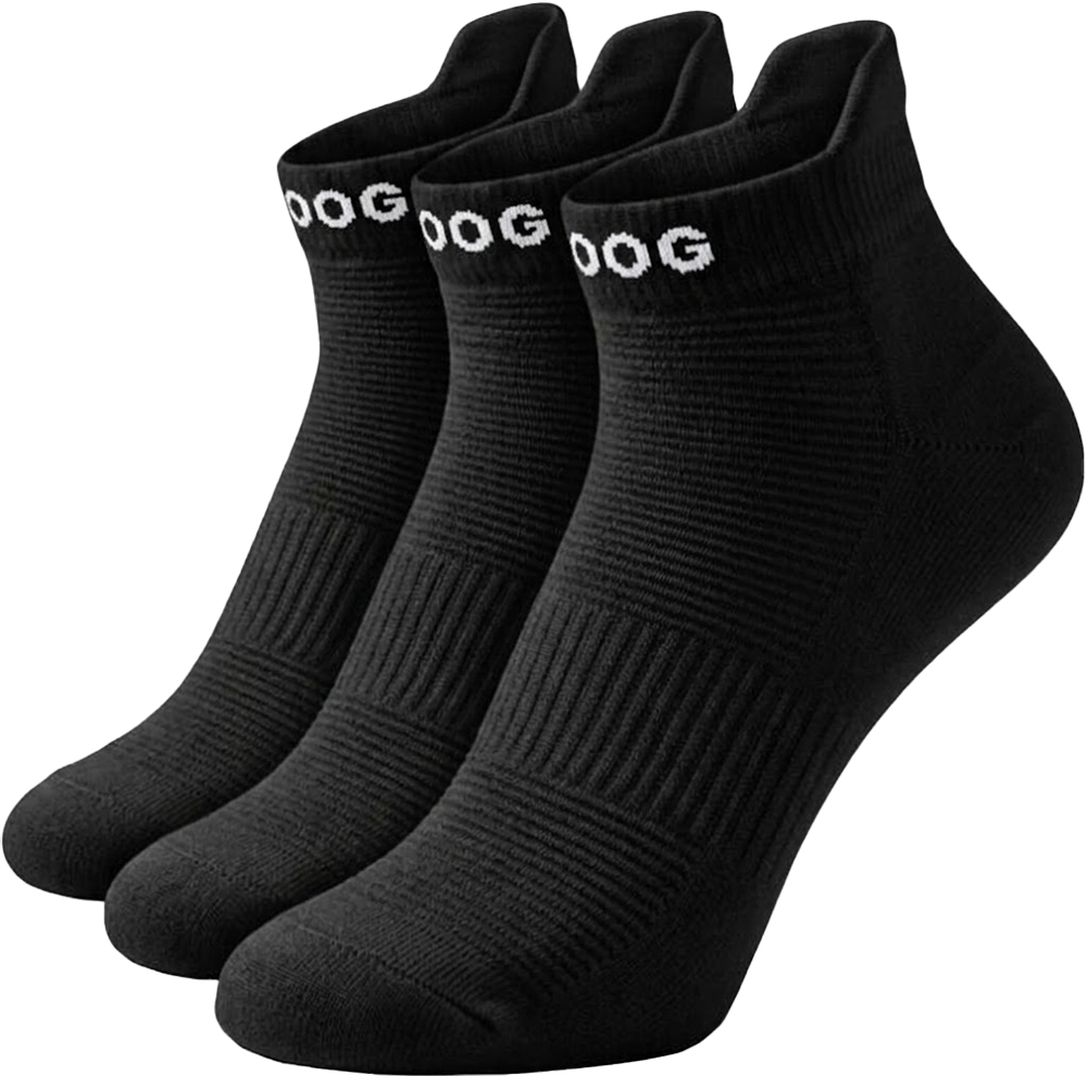 Meias Joog Performance Socket Masculina (3 Pares) Black