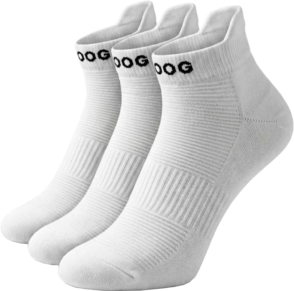 Meias Joog Performance Socket Masculina (3 Pares) White