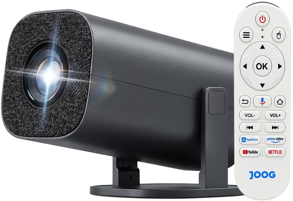 Projetor Portátil Joog Smart SCP-04 Android Wi-Fi com Suporte 4K